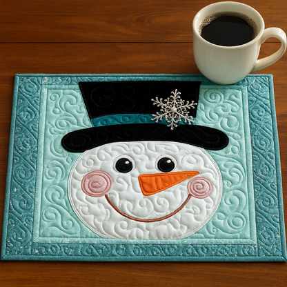 Snowman Smiles Quilted Placemat NCU0NNT1727