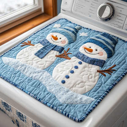 Snowman Wonder Quilted Washer and Dryer Cover NCU0DDK1070