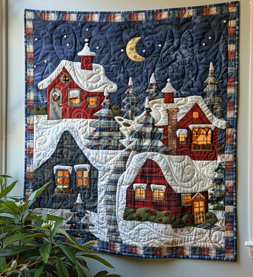 Snowy Delight Quilted Blanket NCU0PT336