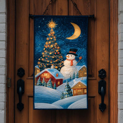 Snowy Night Quilted Door Banner NCU0NNT2461