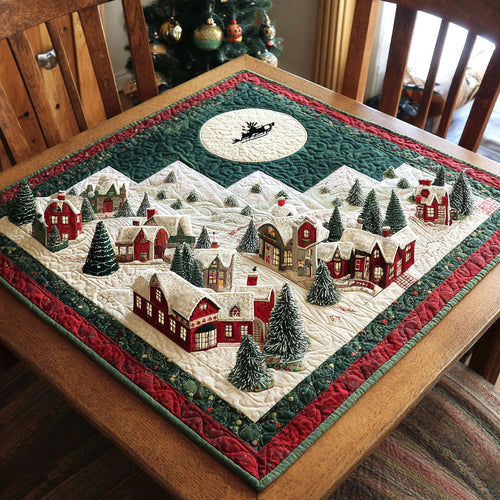 Snowy Village Table Topper NCU0NTV077