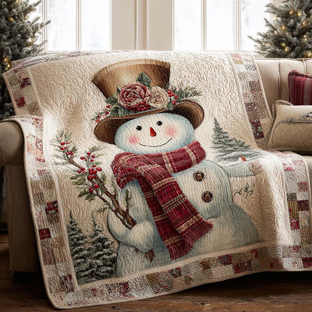Snowy Wonder Quilted Blanket NCU0NNT2578