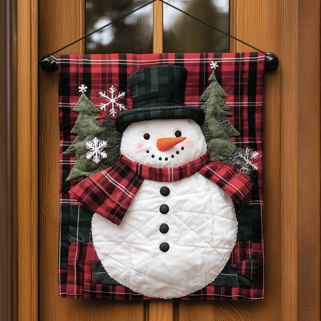 Snowy Wonder Quilted Door Banner NCU0DV1479