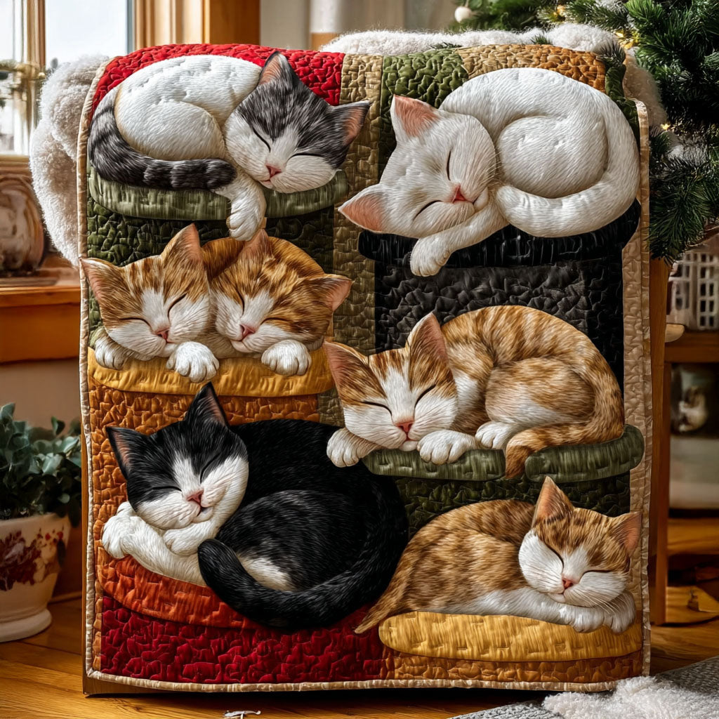 Cat Quilted Blanket NCU0QN035