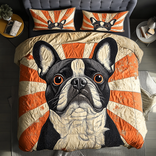 Snuggle Pup 3-Piece Quilted Bedding Set NCU0NVH868