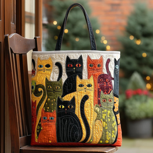 Snuggle Whiskers Quilted Tote Bag NCU0PTT1846