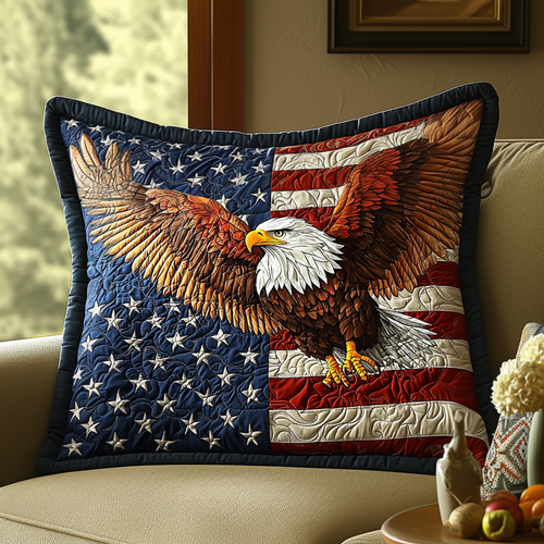 Soar Boldly Quilted Bedding Pillow Case NCU0DV540