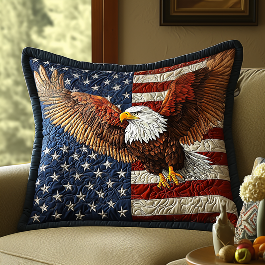 Soar Boldly Quilted Bedding Pillow Case NCU0DV540