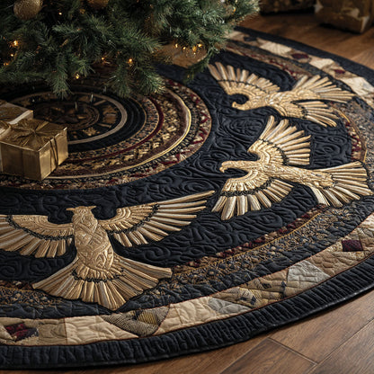 Soaring Eagle Christmas Quilted Tree Skirt NCU0NTV477