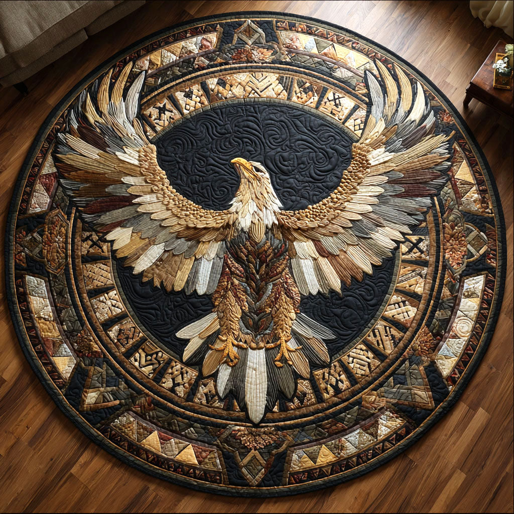 Soaring Spirit Quilted Round Mat NCU0NTV711