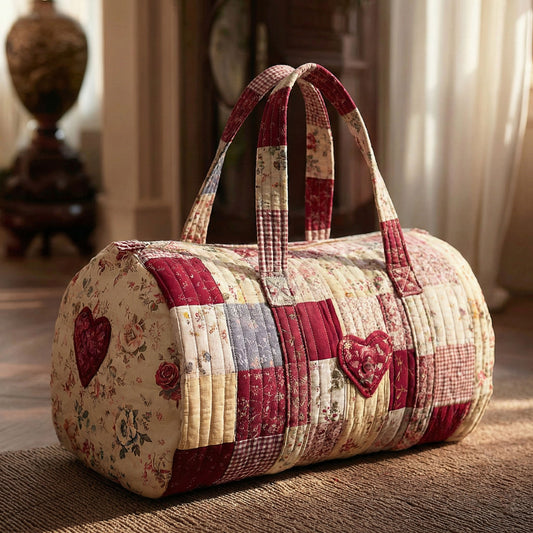 Soft Florals Quilted Duffle Bag NCU0NTD1447