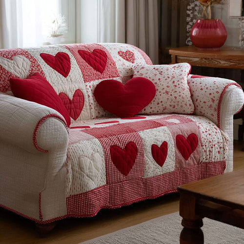 Soft Embrace Quilted Sofa Cover NCU0DDK2309