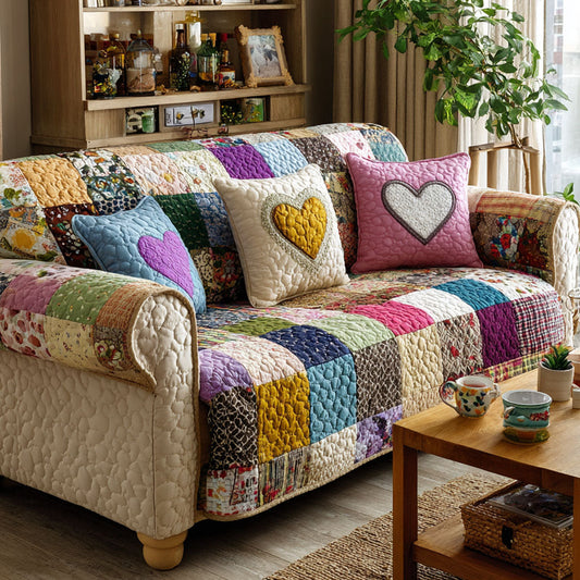 Soft Garden Quilted Sofa Cover NCU0NNT2872