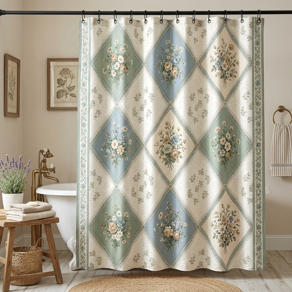 Soft Harlequin Shower Curtain NCU0NTV969