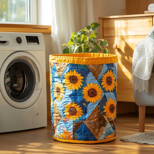 Soft Meadow Quilted Laundry Basket NCU0DDK530