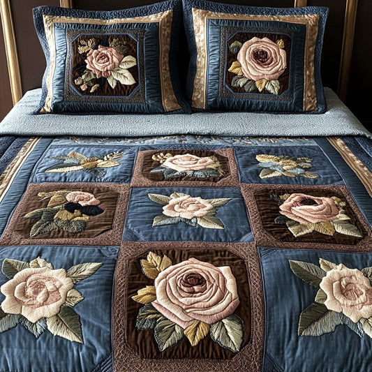 Soft Rose Garden Duvet Cover Set NCU0PTT333