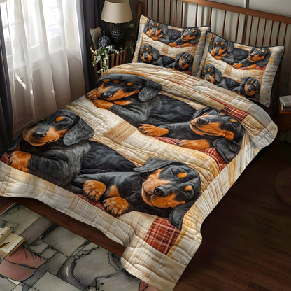 Soft Slumbers 3-Piece Quilted Bedding Set NCU0NT1658