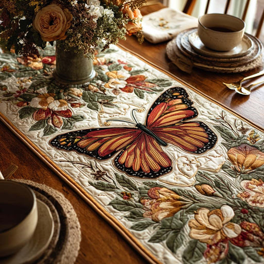 Soft Wing Garden Quilted Table Runner NCU0DQQ0350