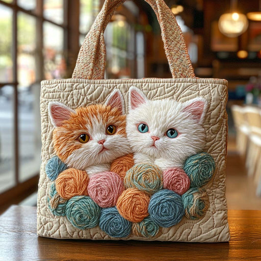 Soft Yarn Twins Quilted Tote Bag NCU0NXD611