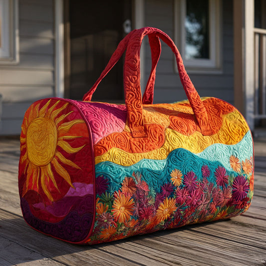 Solar Waves Quilted Duffle Bag NCU0DDK2421