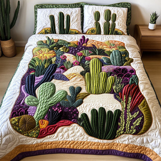 Sonoran Sunset 3-Piece Quilted Bedding Set NCU0PTT188