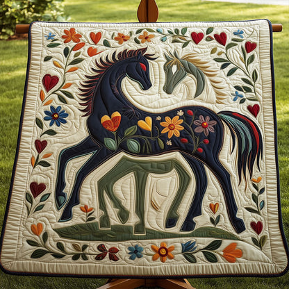 Soulful Steeds Quilted Blanket NCU0PTT125