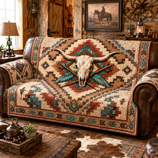 Southwest Echo Quilted Sofa Cover NCU0NTV1125