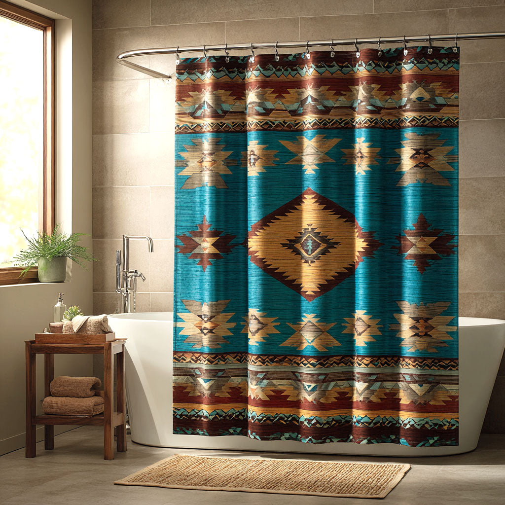 Southwestern Sky Weave Shower Curtain NCU0NTV904