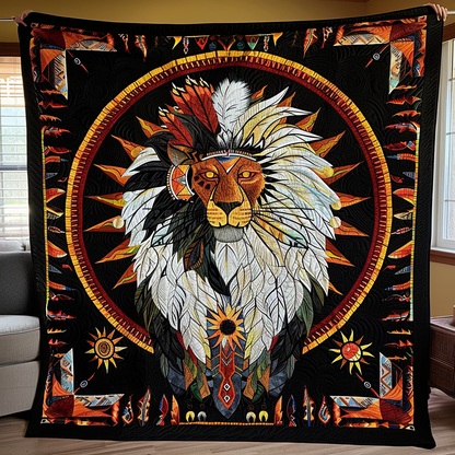 Sovereign Lion Sun Quilted Blanket NCU0TH806