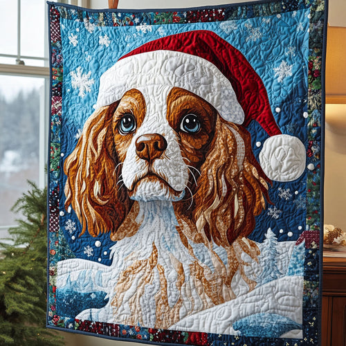 Spaniel Starry Night Quilted Blanket NCU0PT1732