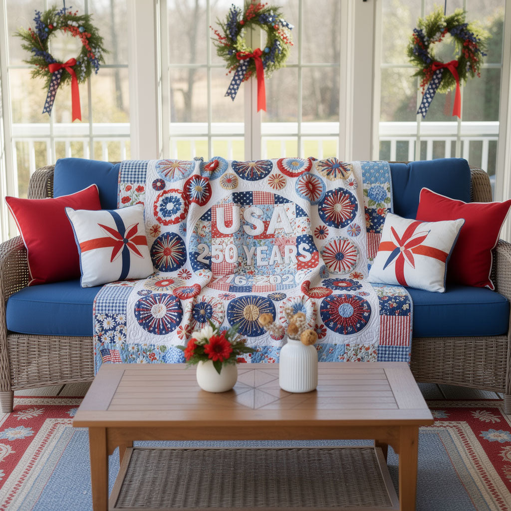 Sparkling Spangles Quilted Blanket NCU0PTT3164