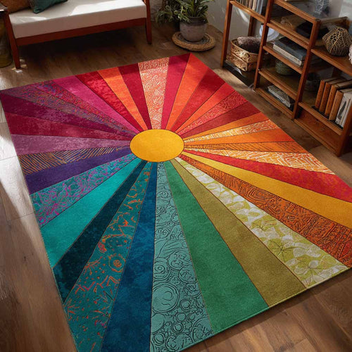 Spectrum Rays Area Rug NCU0NXD1713