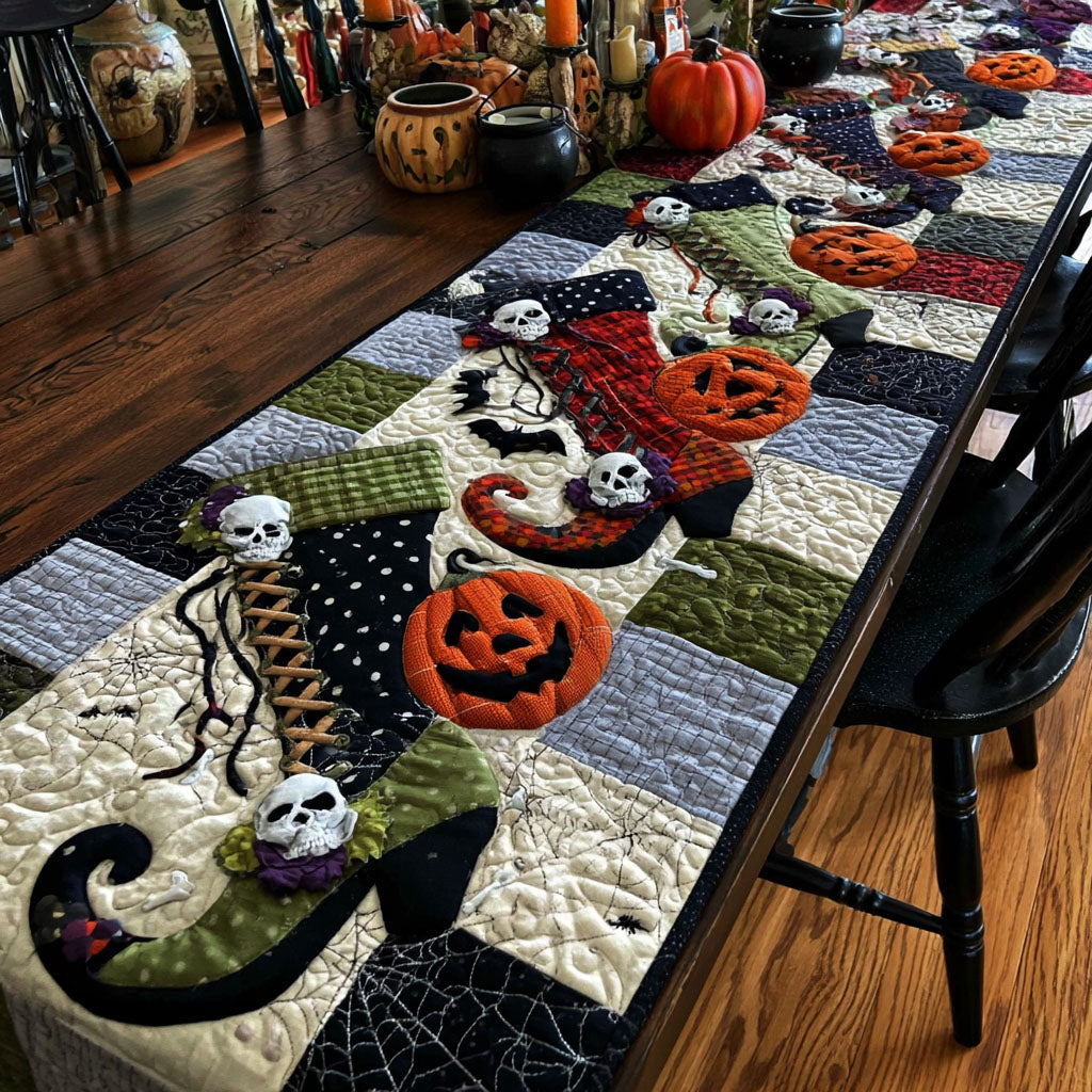 Spellbound Soles Quilted Table Runner NCU0PTT3271