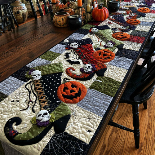 Spellbound Soles Quilted Table Runner NCU0PTT3271