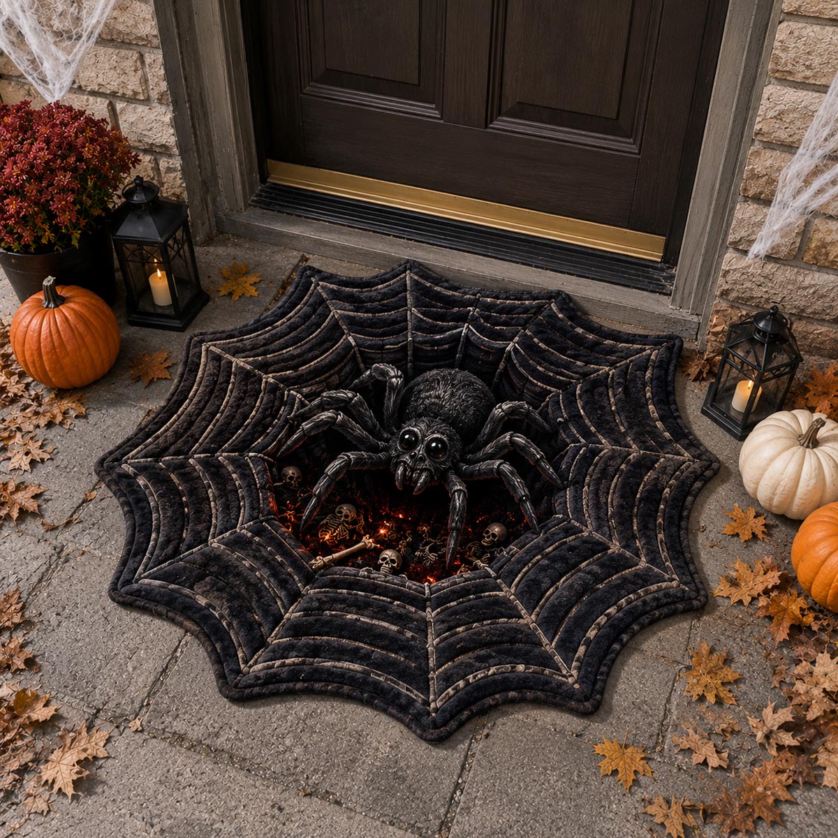 Spider Lair Custom Shape Doormat NCU0DV2311