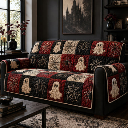 Spider Webs Quilted Sofa Cover NCU0PVL951