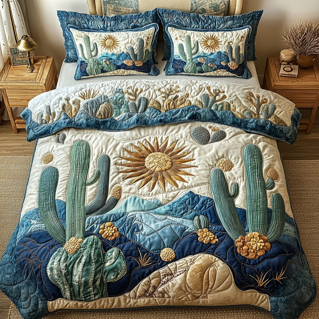 Spiky Serenity Duvet Cover Set NCU0DV307