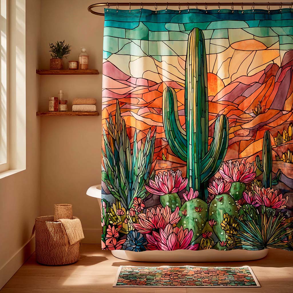 Spines And Sunshine Shower Curtain NCU0DQQ0372