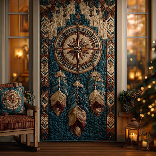 Spirit Compass Quilted Door Cover NCU0LDH140