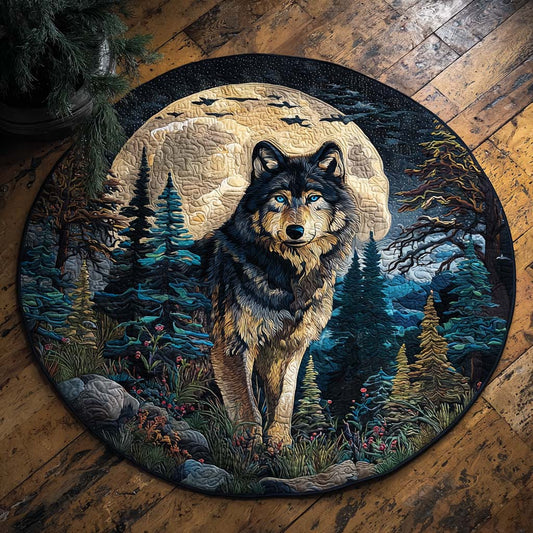 Spirit Howl Quilted Round Mat NCU0PTT1804