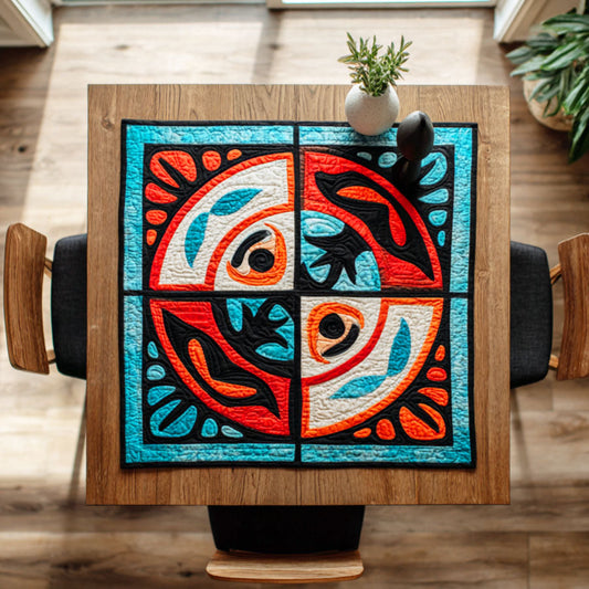 Spirit Motif Quilted Table Topper NCU0NTD284