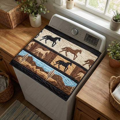 Spirit Of The Open Range Quilted Washer and Dryer Cover NCU0PTT2742