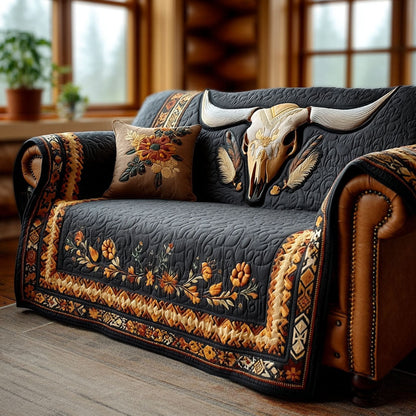 Spirit Trail Mosaic Quilted Sofa Cover NCU0PTT2799