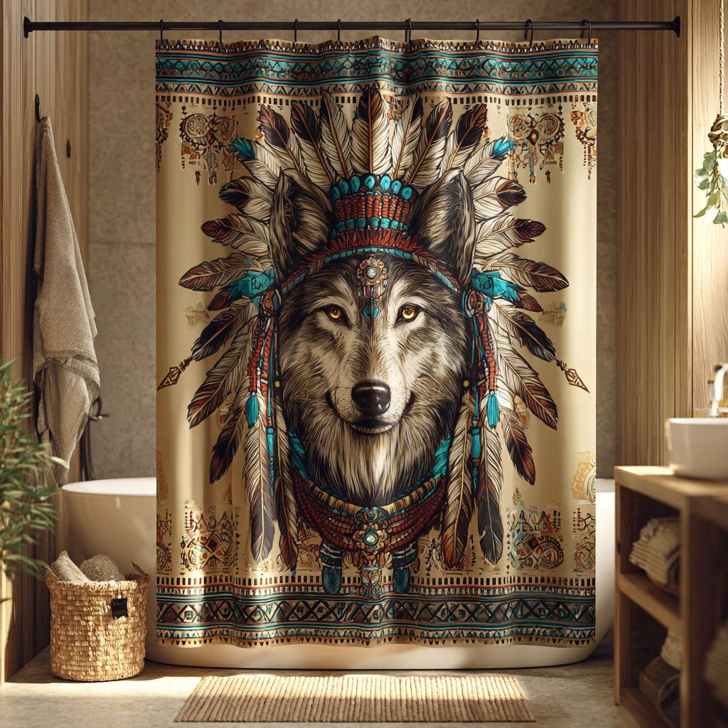 Spirit Wolf Dream Shower Curtain NCU0NTV885