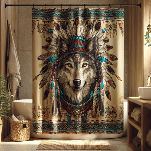 Spirit Wolf Dream Shower Curtain NCU0NTV885