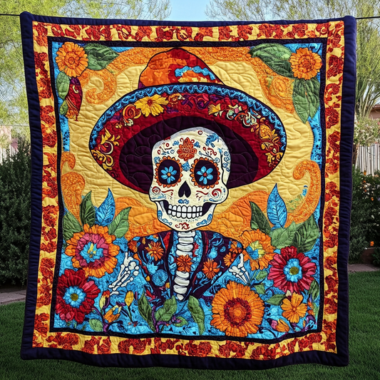 Spirit of Fiesta Quilted Blanket NCU0VH348