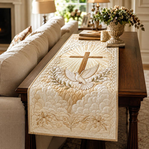 Spirit of Peace Quilted Table Runner NCU0DV2286