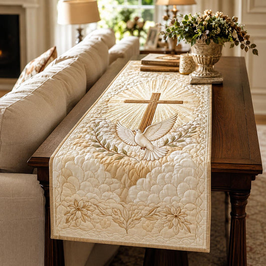 Spirit of Peace Quilted Table Runner NCU0DV2286
