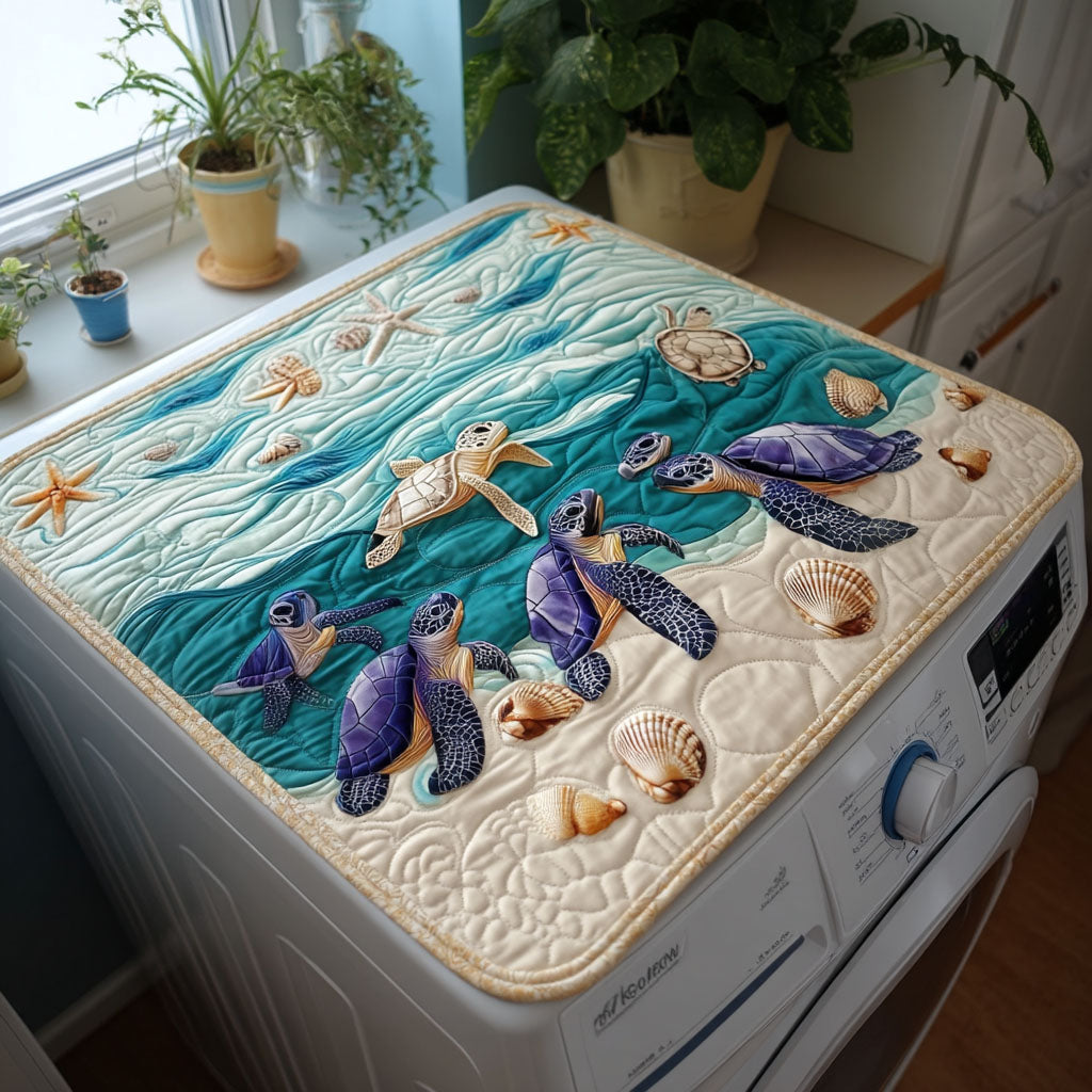Spirit of the Sea Quilted Washer and Dryer Cover NCU0PTT1027