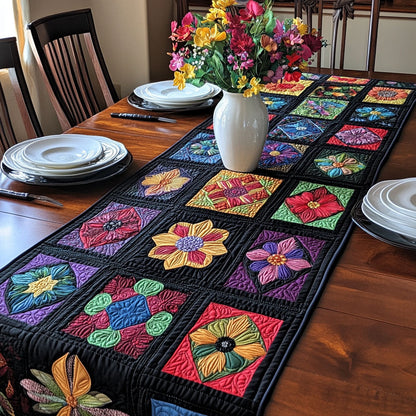Spiritual Whirl Quilted Table Runner NCU0PTT608